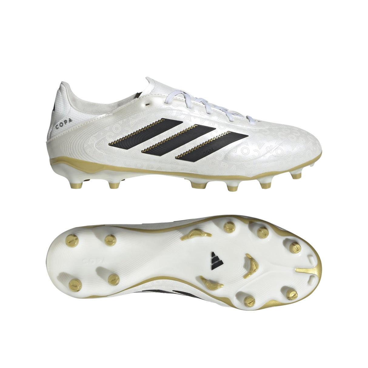 adidas Copa Pure 3 League Firm/Multi - Ground Boots White/Black/Gold - Best Buy Soccer