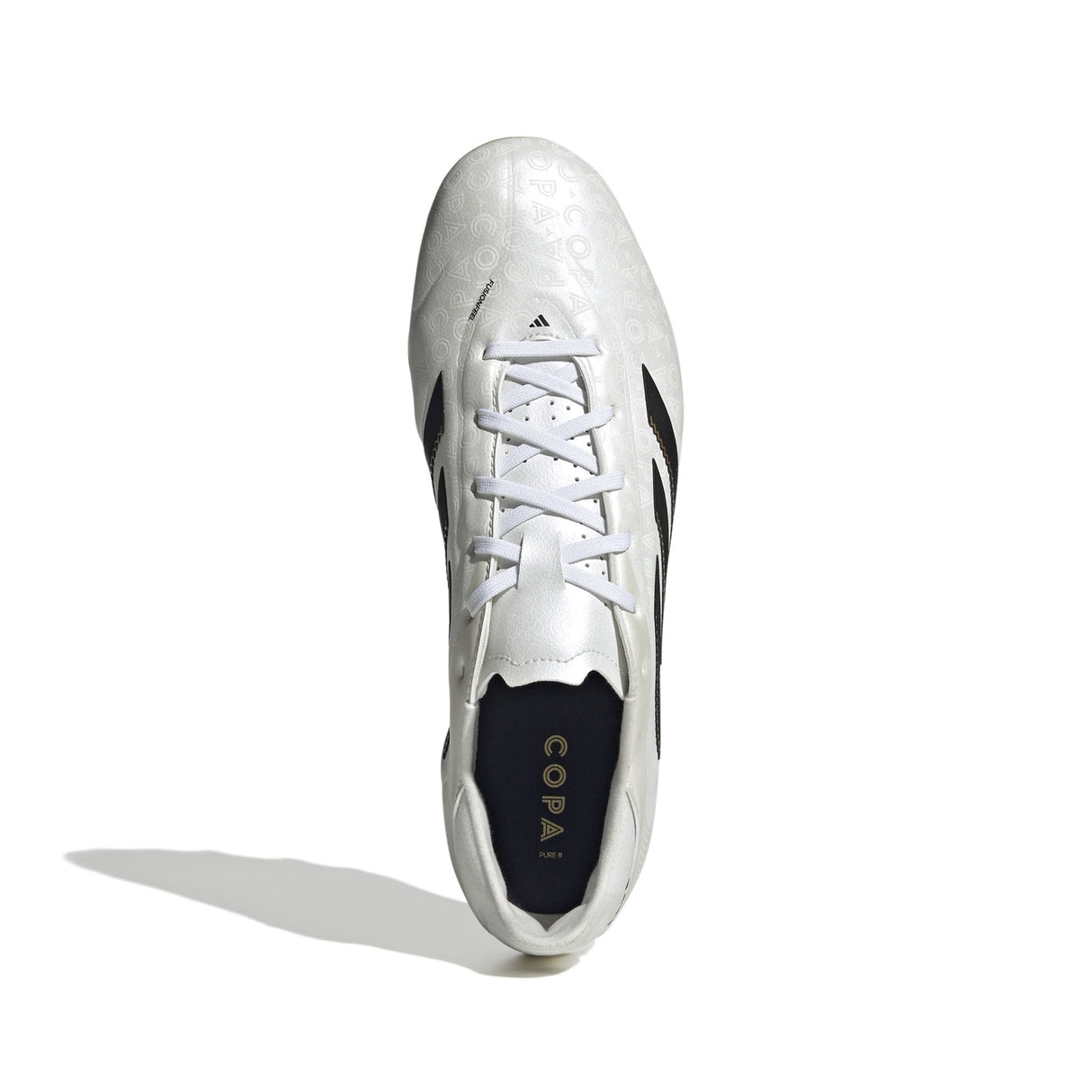 adidas Copa Pure 3 League Firm/Multi - Ground Boots White/Black/Gold - Best Buy Soccer
