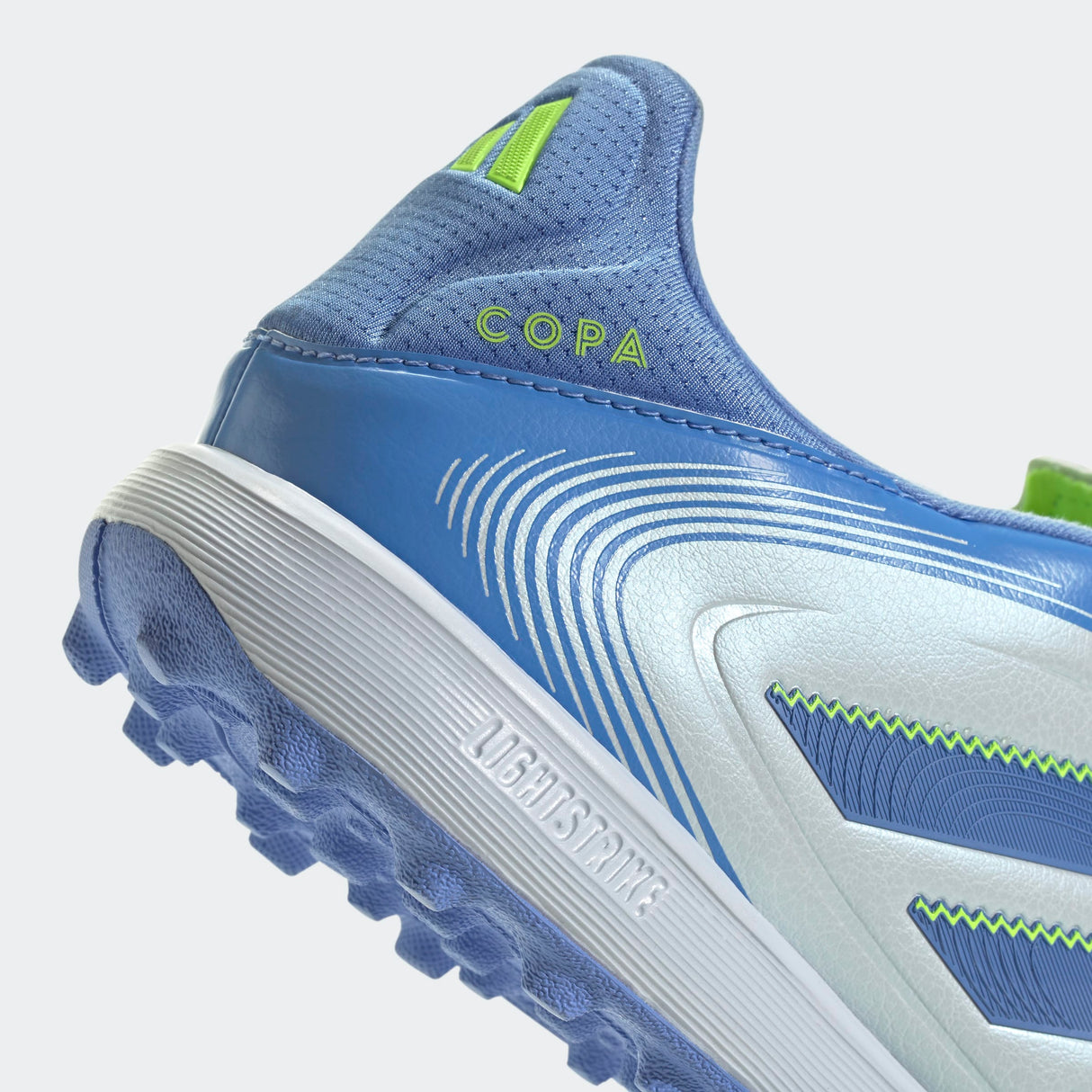 adidas Copa Pure 3 League Turf Soccer Cleats - Halo Blue/Blue Fusion/Lucid Lemon - Best Buy Soccer