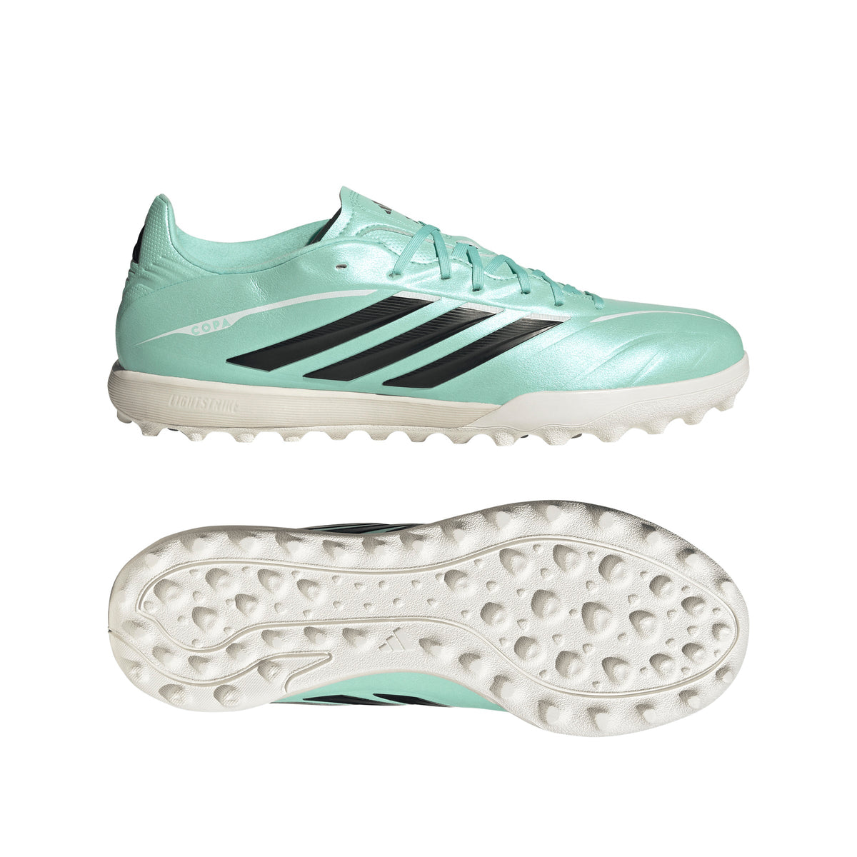 adidas Copa Pure IV League TF Turf Men's Soccer Cleats - Green Mint/Black/White - Best Buy Soccer