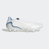 adidas Copa Sense+ FG Firm Ground Boots White/Blue - Best Buy Soccer
