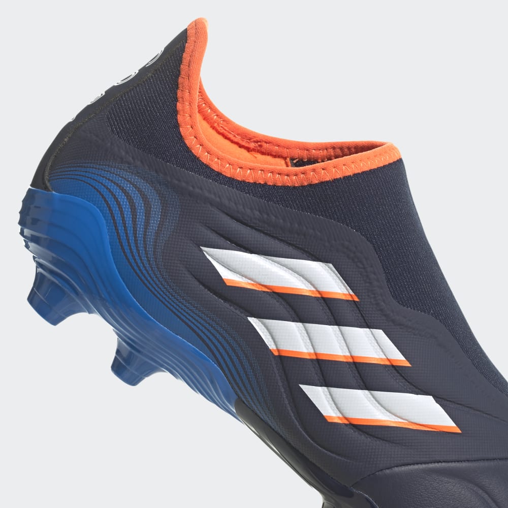 adidas Copa Sense.3 Laceless FG Firm Ground Boots Blue/White/Orange - Best Buy Soccer