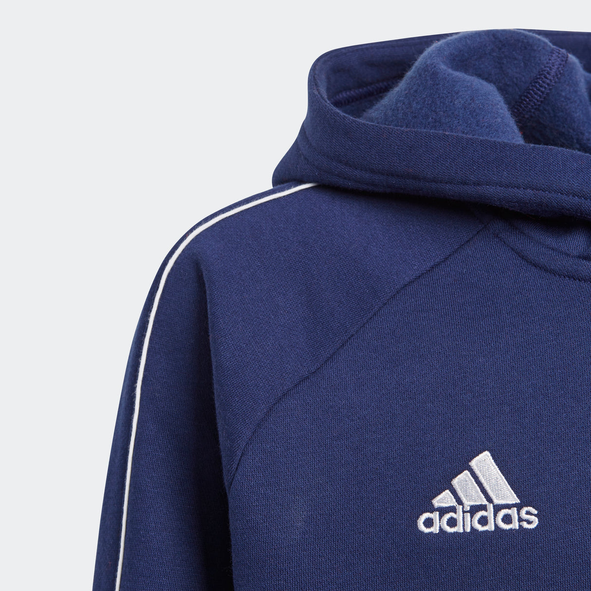 adidas Core 18 Hoodie - Navy/White - Best Buy Soccer