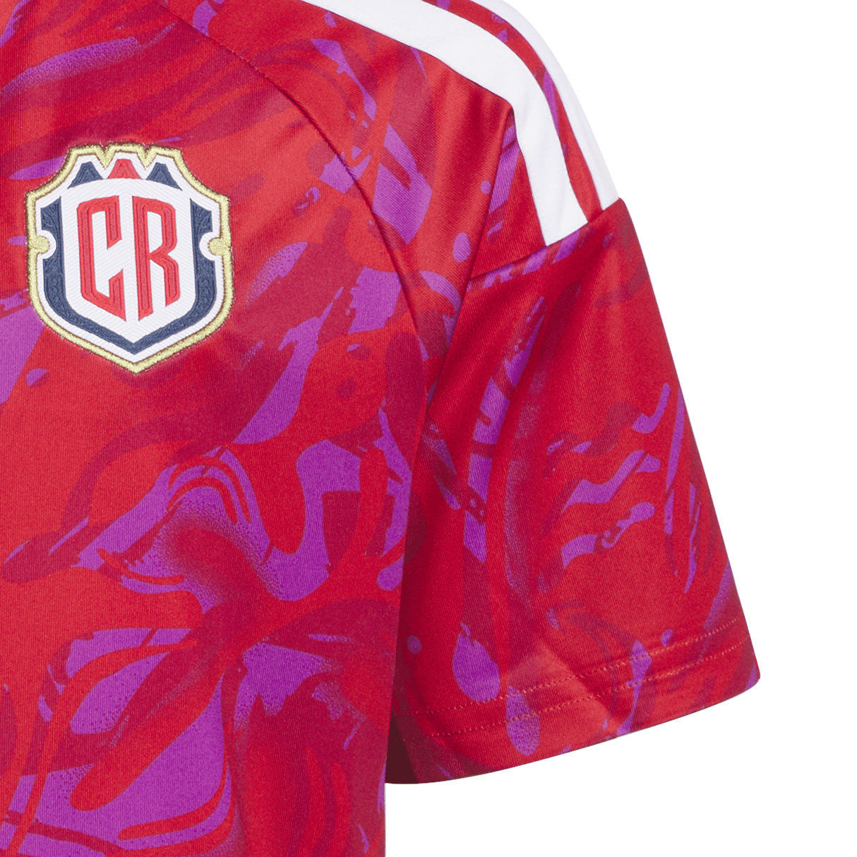 adidas Costa Rica Home Youth Soccer Jersey 26 - Red - Best Buy Soccer