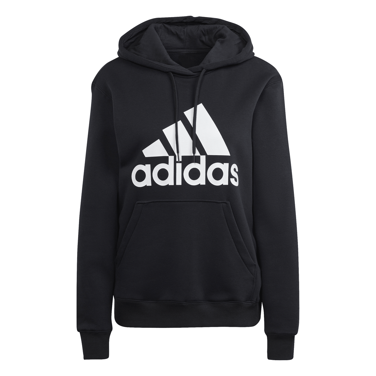 adidas Essentials Big Logo Regular Fleece Women's Hoodies - Black/White - Best Buy Soccer