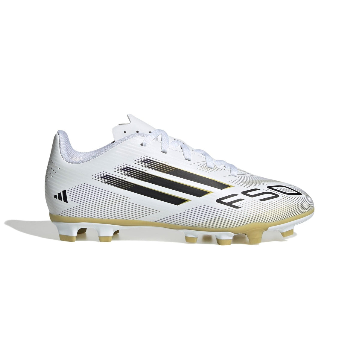 Adidas Unisex Soccer shoes F50 Club Firm/Multi-Ground Boots IE1289 White M12/W13 adidas F50 Club Firm/Multi-Ground Boots Kids White/Black  main image 2