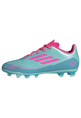 adidas F50 Club Messi Firm/Multi - Ground Boots Junior Aqua/Pink - Best Buy Soccer