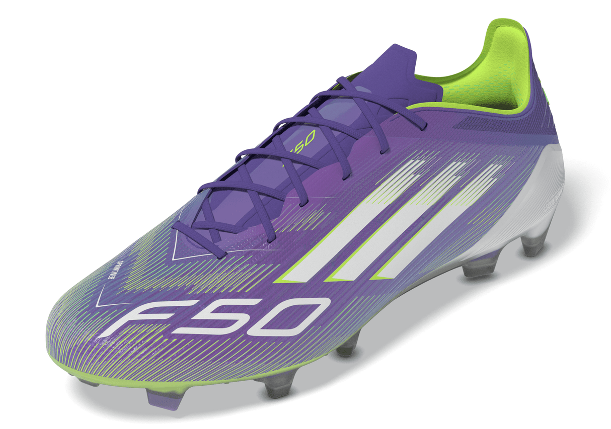 adidas F50 Elite Firm Ground Soccer Cleats - Purple/White/Lemon - Best Buy Soccer