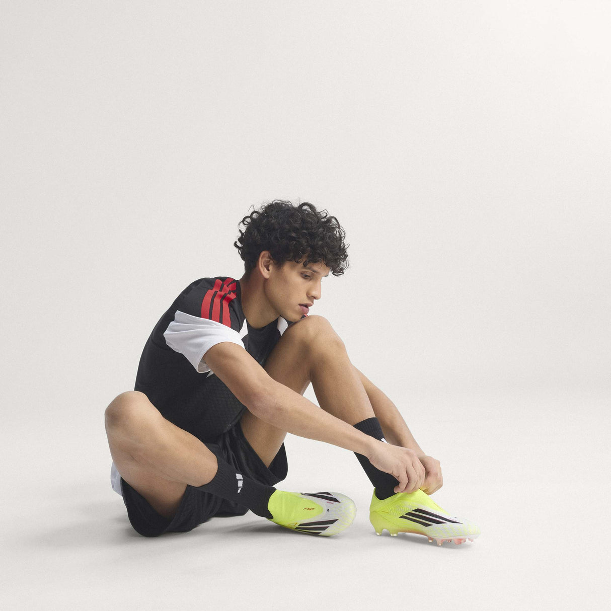 adidas F50 Elite Laceless FG Firm Ground Men´s Soccer Cleats - Yellow/Black/Red - Best Buy Soccer