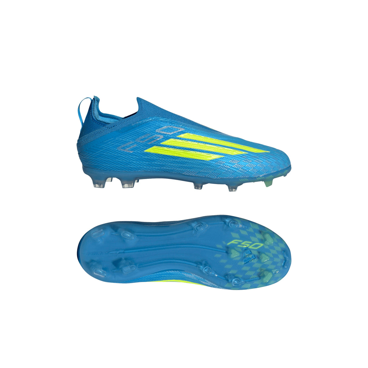 adidas F50 Elite Laceless FG Firm Ground Youth Soccer Cleats - Blue/Yellow/Aqua - Best Buy Soccer