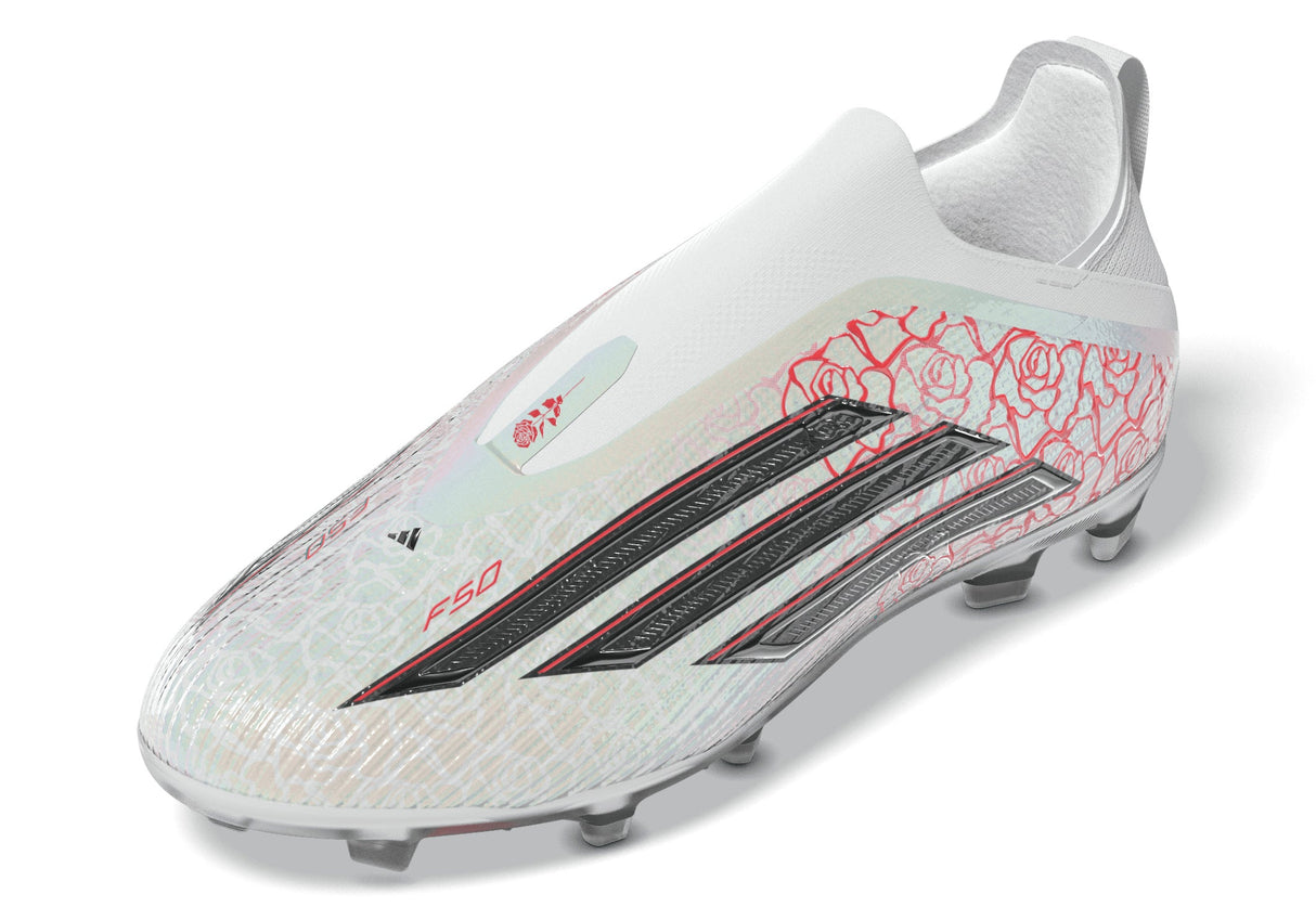 adidas F50 Elite Laceless FG Firm Ground Youth Soccer Cleats - White/Black/Red - Best Buy Soccer