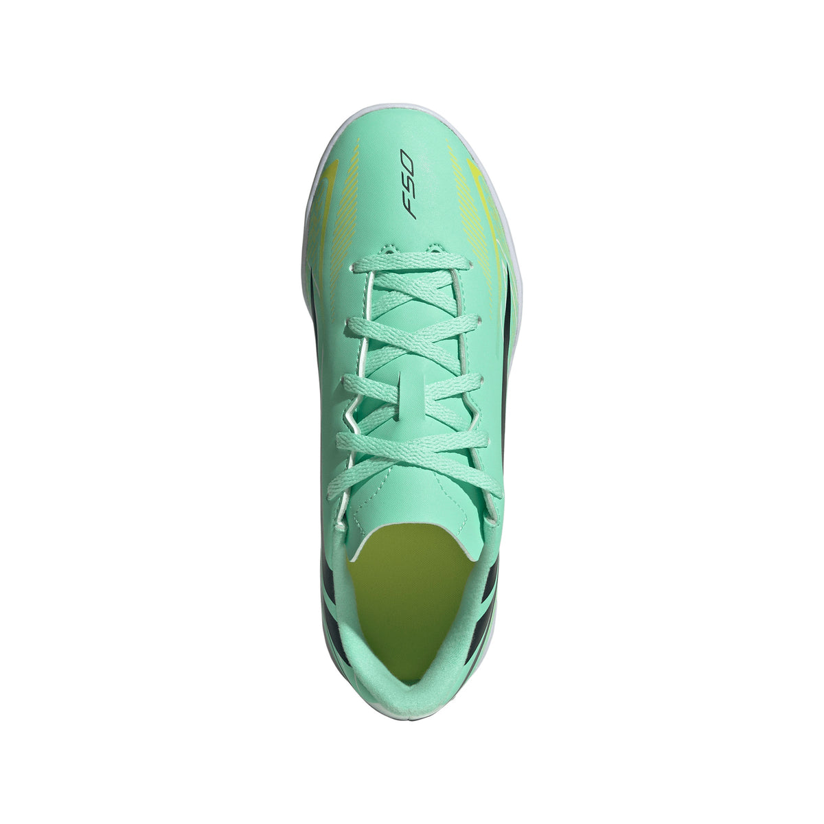 adidas F50 Hyperfast Club IN Indoor Youth Soccer Shoes - Mint/Navy/Lemon - Best Buy Soccer