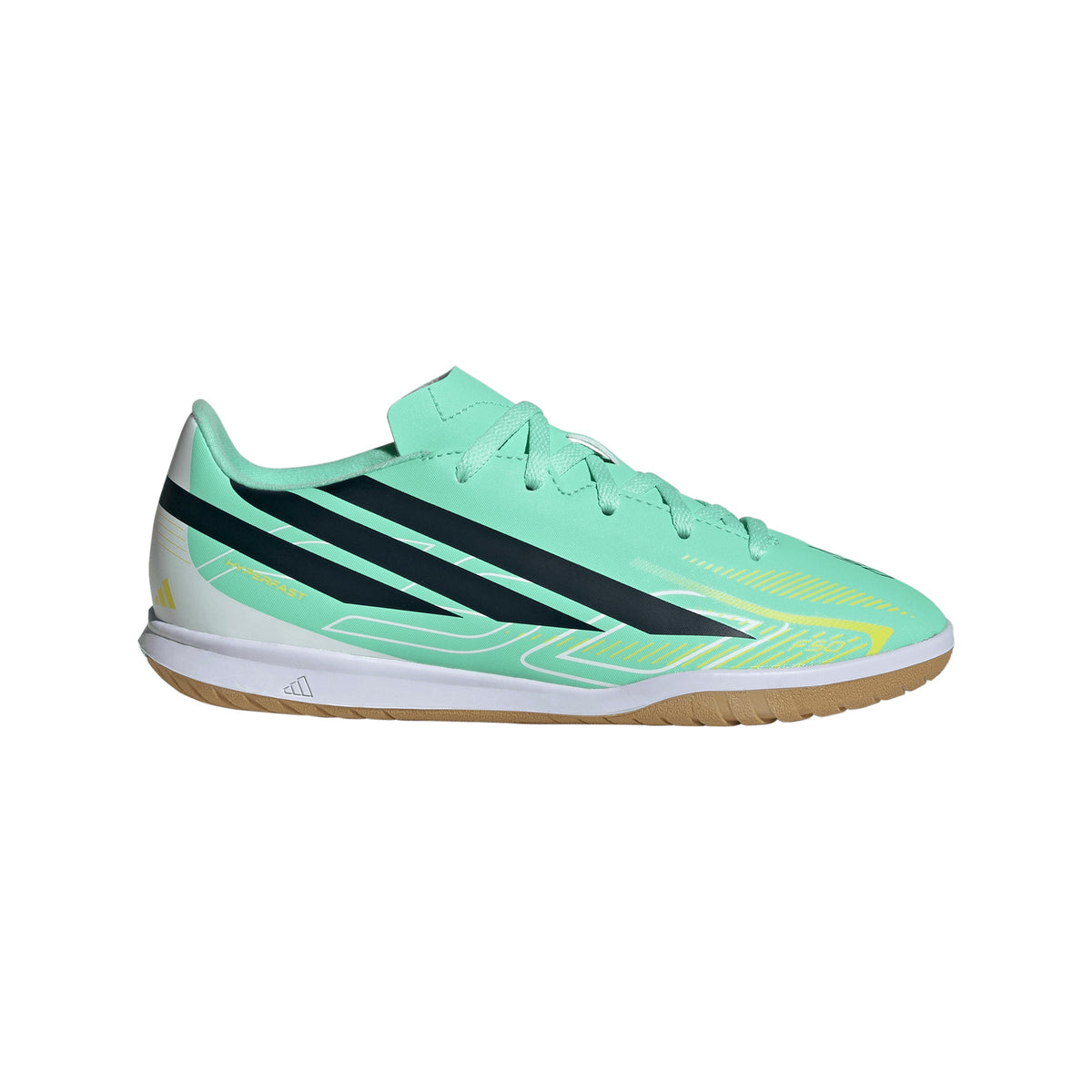 adidas F50 Hyperfast Club IN Indoor Youth Soccer Shoes - Mint/Navy/Lemon - Best Buy Soccer