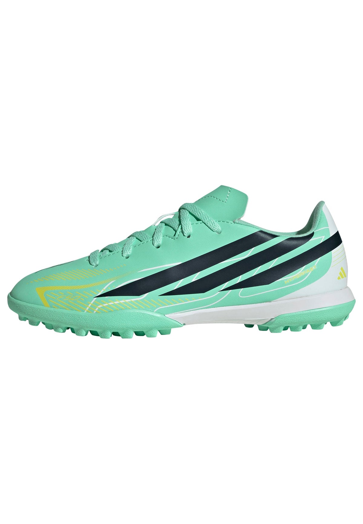 adidas F50 Hyperfast Club TF Turf Youth Soccer Cleats - Mint/Navy/Lemon - Best Buy Soccer