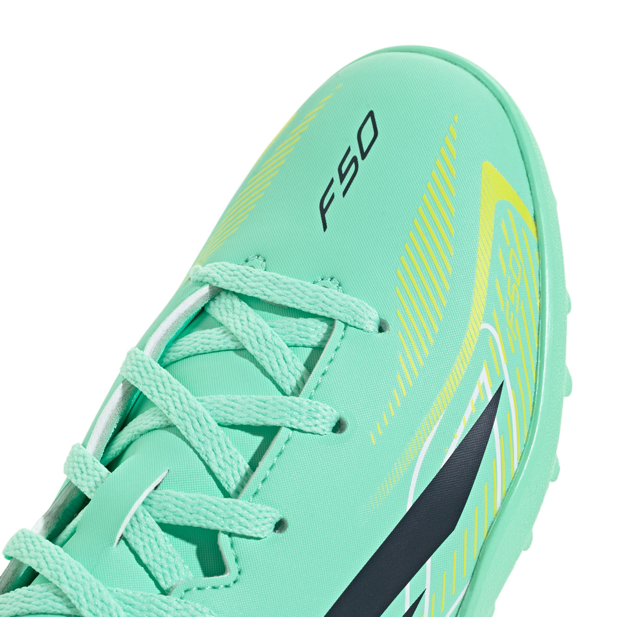 adidas F50 Hyperfast Club TF Turf Youth Soccer Cleats - Mint/Navy/Lemon - Best Buy Soccer