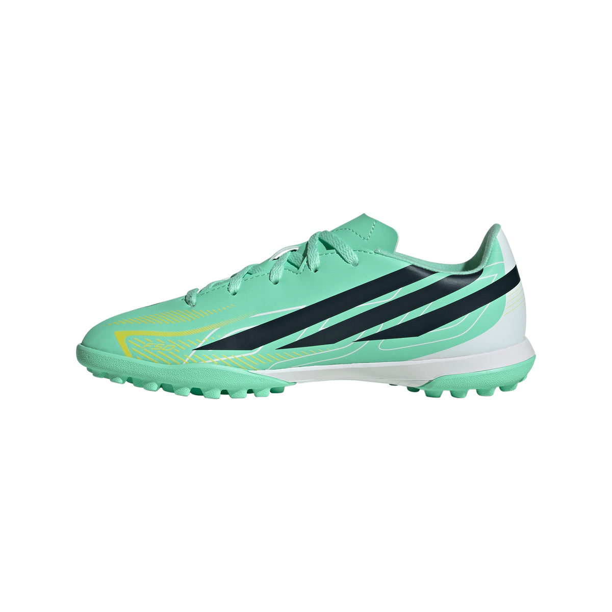 adidas F50 Hyperfast Club TF Turf Youth Soccer Cleats - Mint/Navy/Lemon - Best Buy Soccer