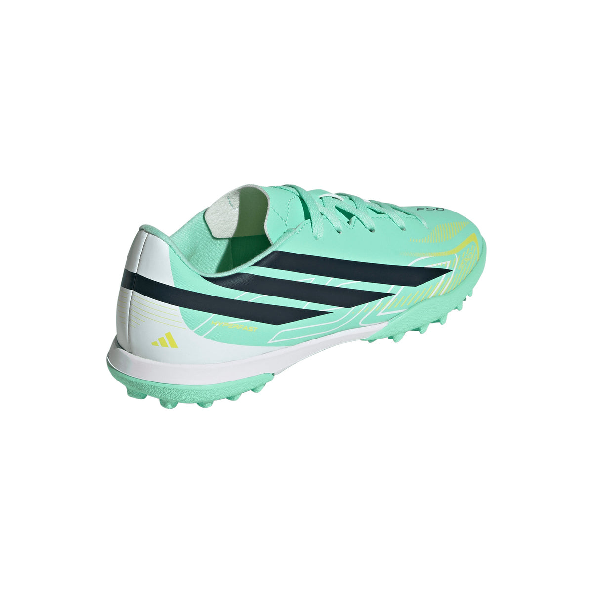 adidas F50 Hyperfast Club TF Turf Youth Soccer Cleats - Mint/Navy/Lemon - Best Buy Soccer
