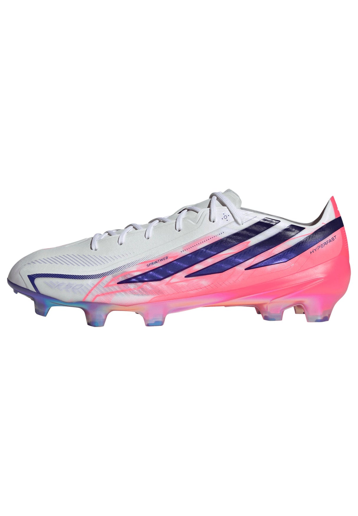 adidas F50 Hyperfast Elite Firm Ground Men's Soccer Cleats - White/Purple - Best Buy Soccer