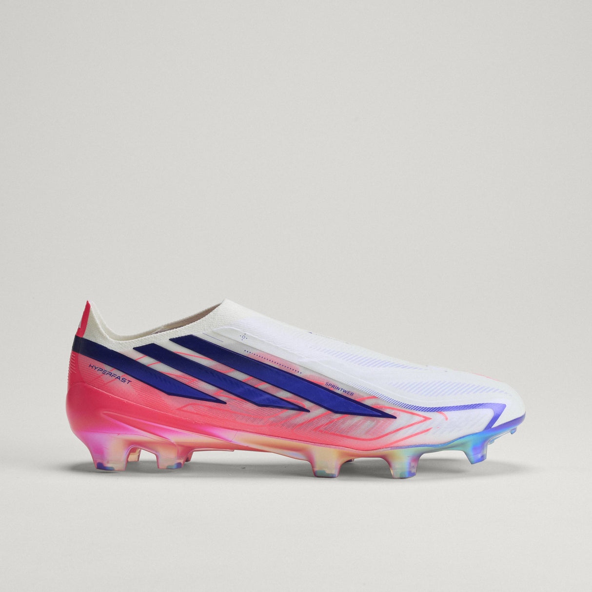 adidas F50 Hyperfast Elite Laceless Firm Ground Men's Soccer Cleats - White/Purple - Best Buy Soccer