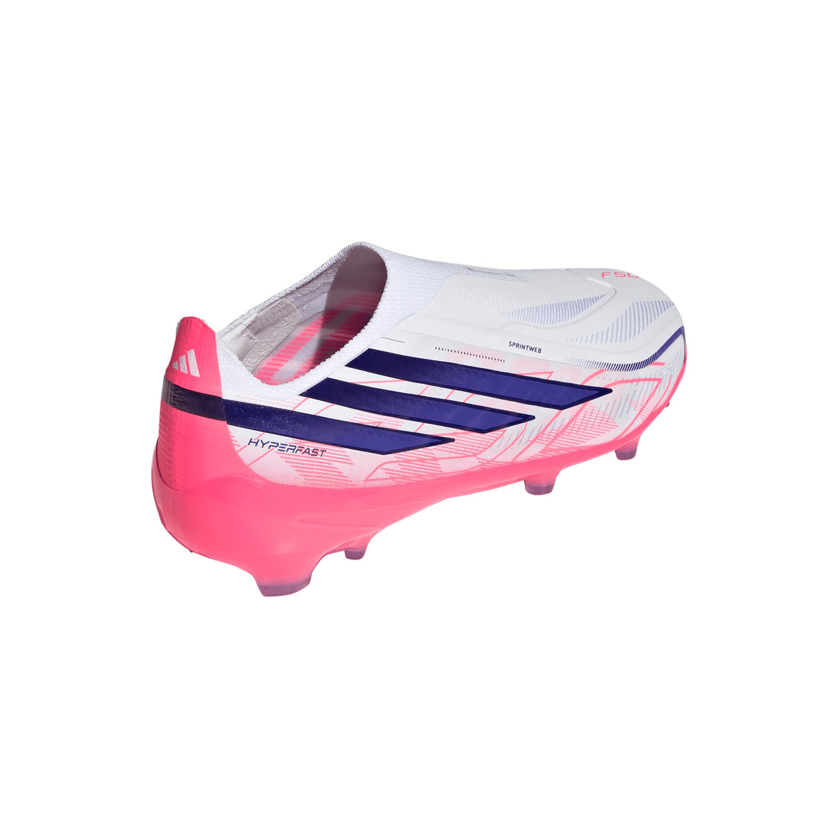 adidas F50 Hyperfast Elite Laceless Firm Ground Youth Soccer Cleats - White/Purple - Best Buy Soccer
