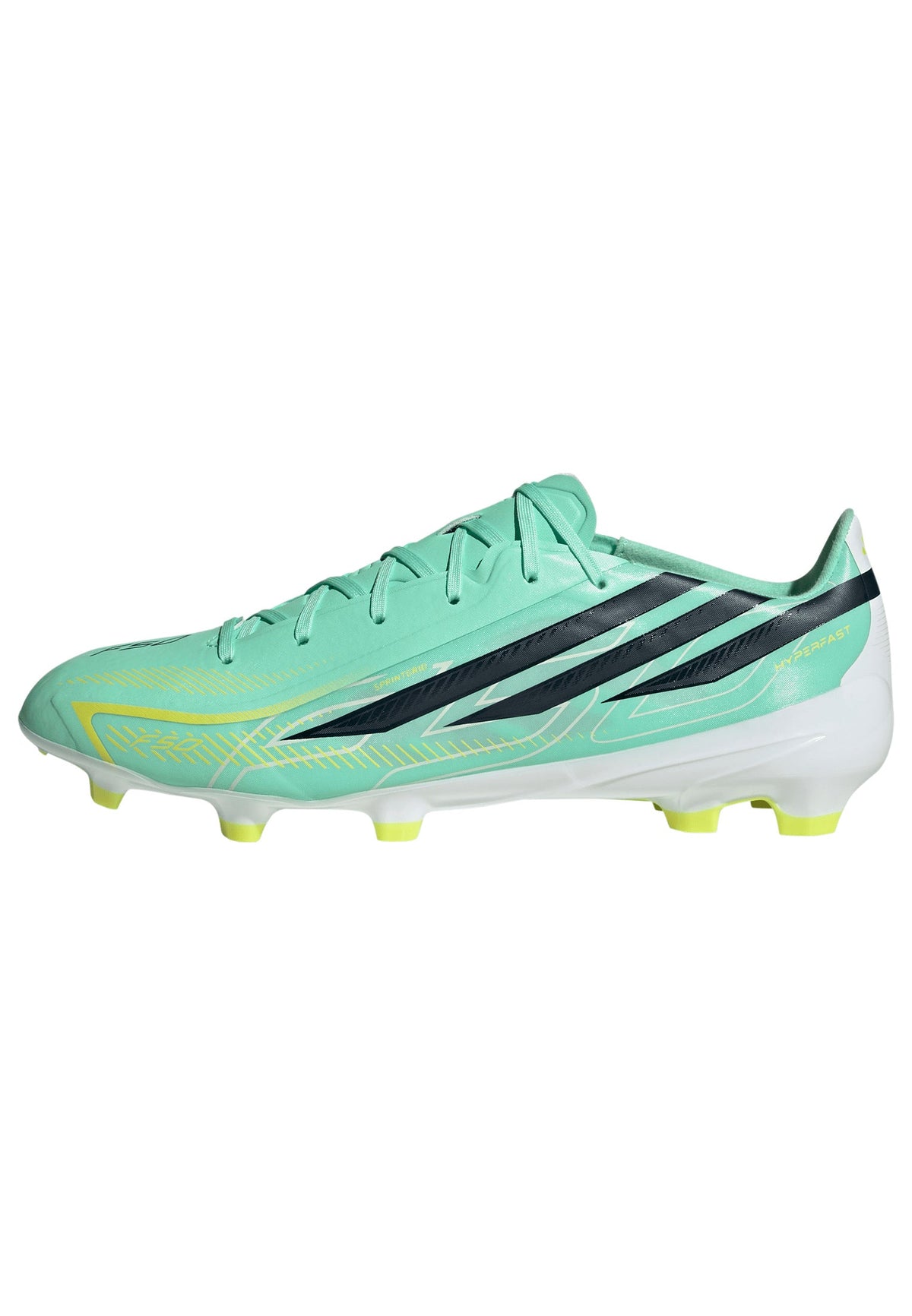 adidas F50 Hyperfast League FG Firm Ground Men's Soccer Cleats - Mint/Navy/Lemon - Best Buy Soccer