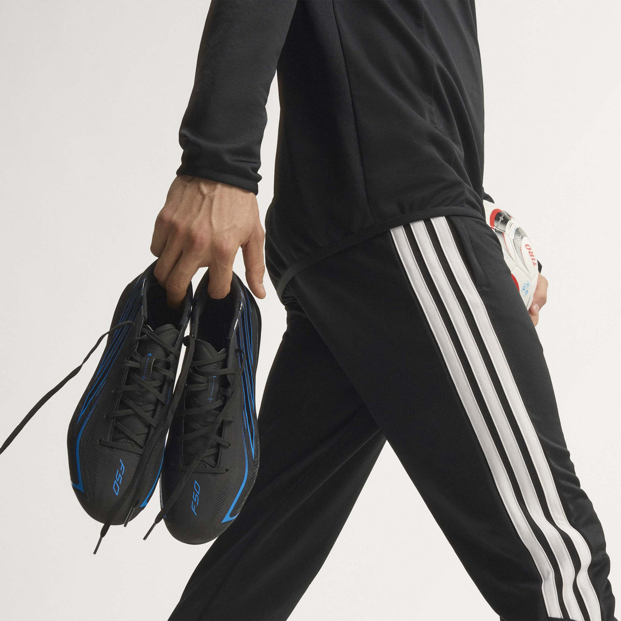 adidas F50 Hyperfast League Firm Ground Men's Soccer Cleats - Black/Black/Blue - Best Buy Soccer