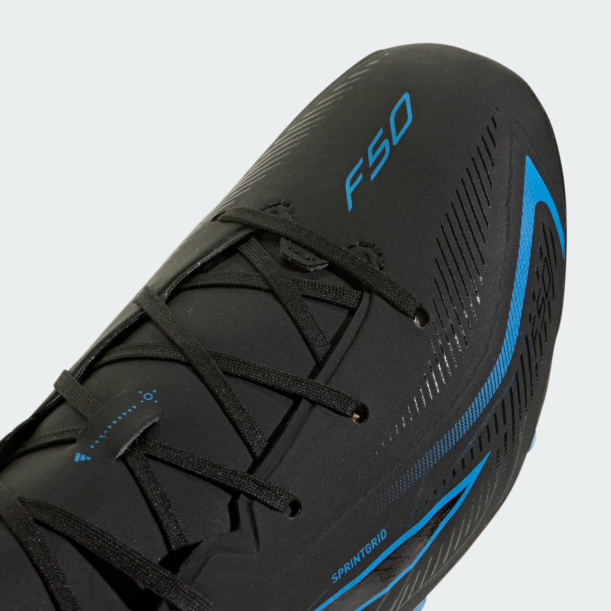 adidas F50 Hyperfast League Firm Ground Youth Soccer Cleats - Black/Black/Blue - Best Buy Soccer
