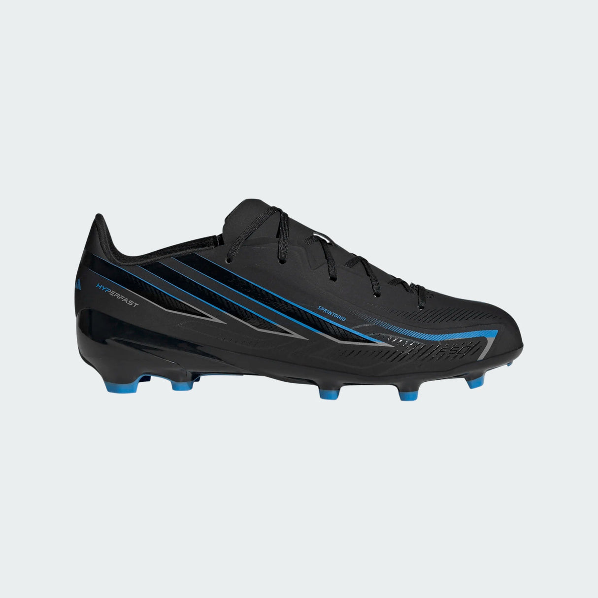adidas F50 Hyperfast League Firm Ground Youth Soccer Cleats - Black/Black/Blue - Best Buy Soccer