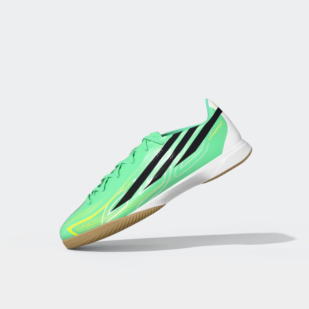 adidas F50 Hyperfast League IN Indoor Men's Soccer Shoes - Mint/Navy/Lemon - Best Buy Soccer