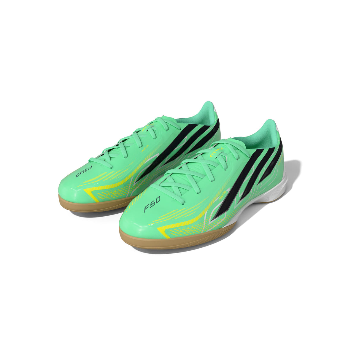 adidas F50 Hyperfast League IN Indoor Men's Soccer Shoes - Mint/Navy/Lemon - Best Buy Soccer