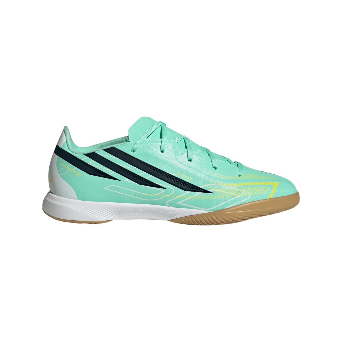 adidas F50 Hyperfast League IN Indoor Youth Soccer Shoes - Mint/Navy/Lemon - Best Buy Soccer