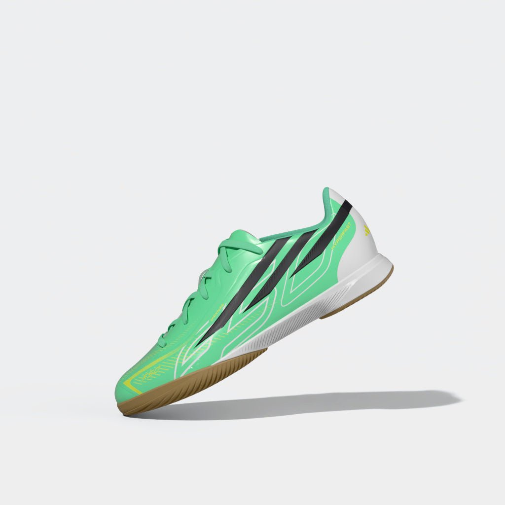 adidas F50 Hyperfast League IN Indoor Youth Soccer Shoes - Mint/Navy/Lemon - Best Buy Soccer