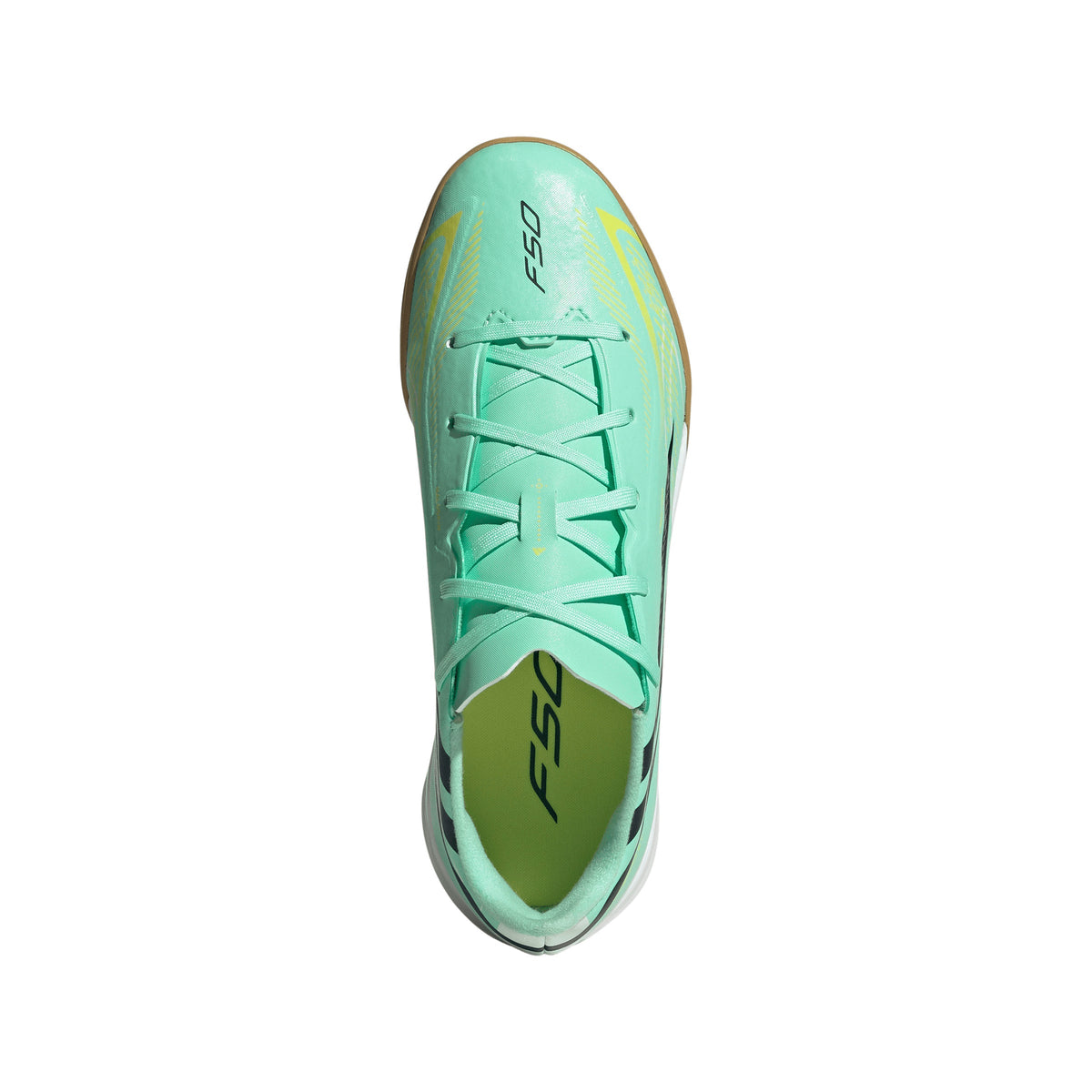 adidas F50 Hyperfast League IN Indoor Youth Soccer Shoes - Mint/Navy/Lemon - Best Buy Soccer