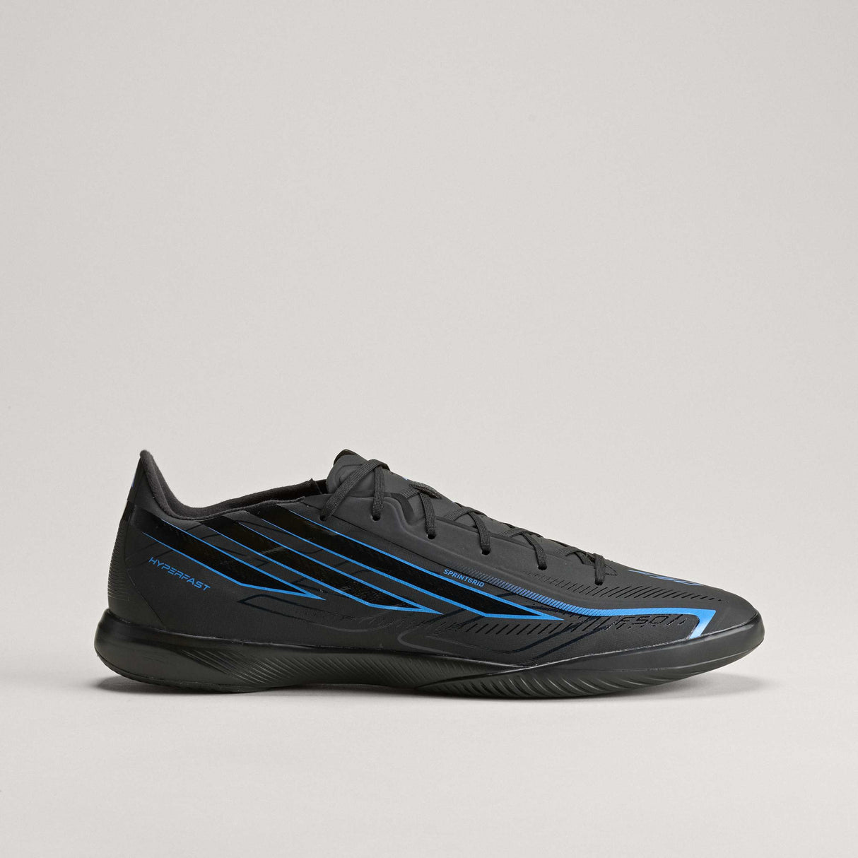 adidas F50 Hyperfast League Indoor Men's Soccer Shoes - Black/Black/Blue - Best Buy Soccer