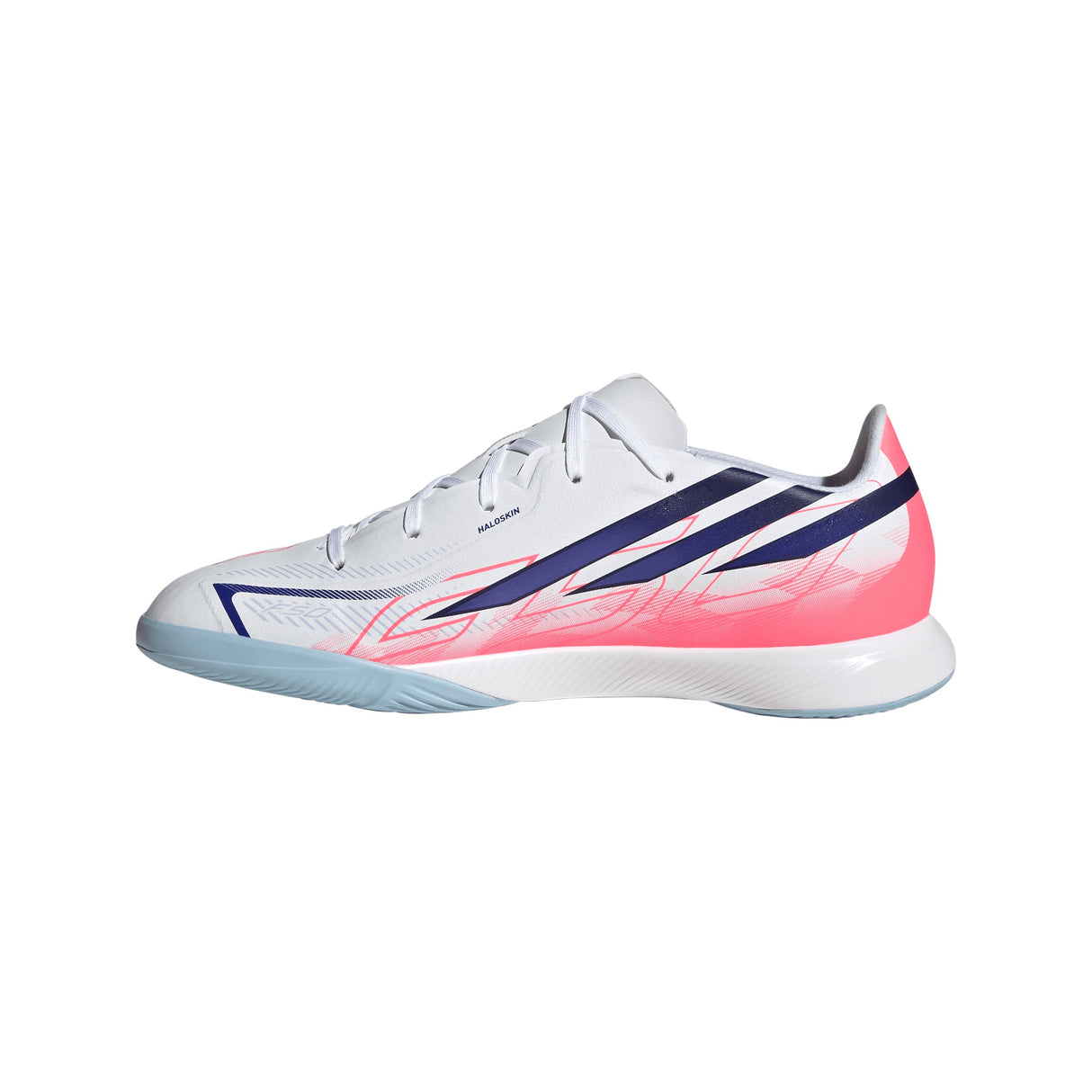 adidas F50 Hyperfast League Indoor Youth Soccer Shoes - White/Purple - Best Buy Soccer