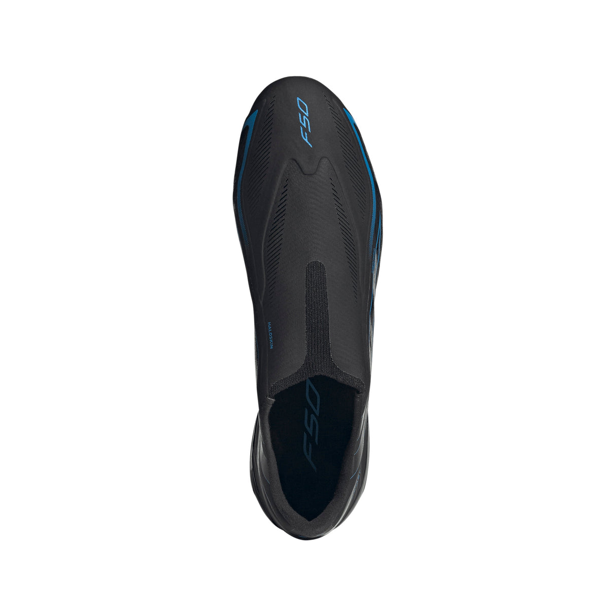 adidas F50 Hyperfast League Laceless FG Firm Ground Men's Soccer Cleats - Black/Blue - Best Buy Soccer