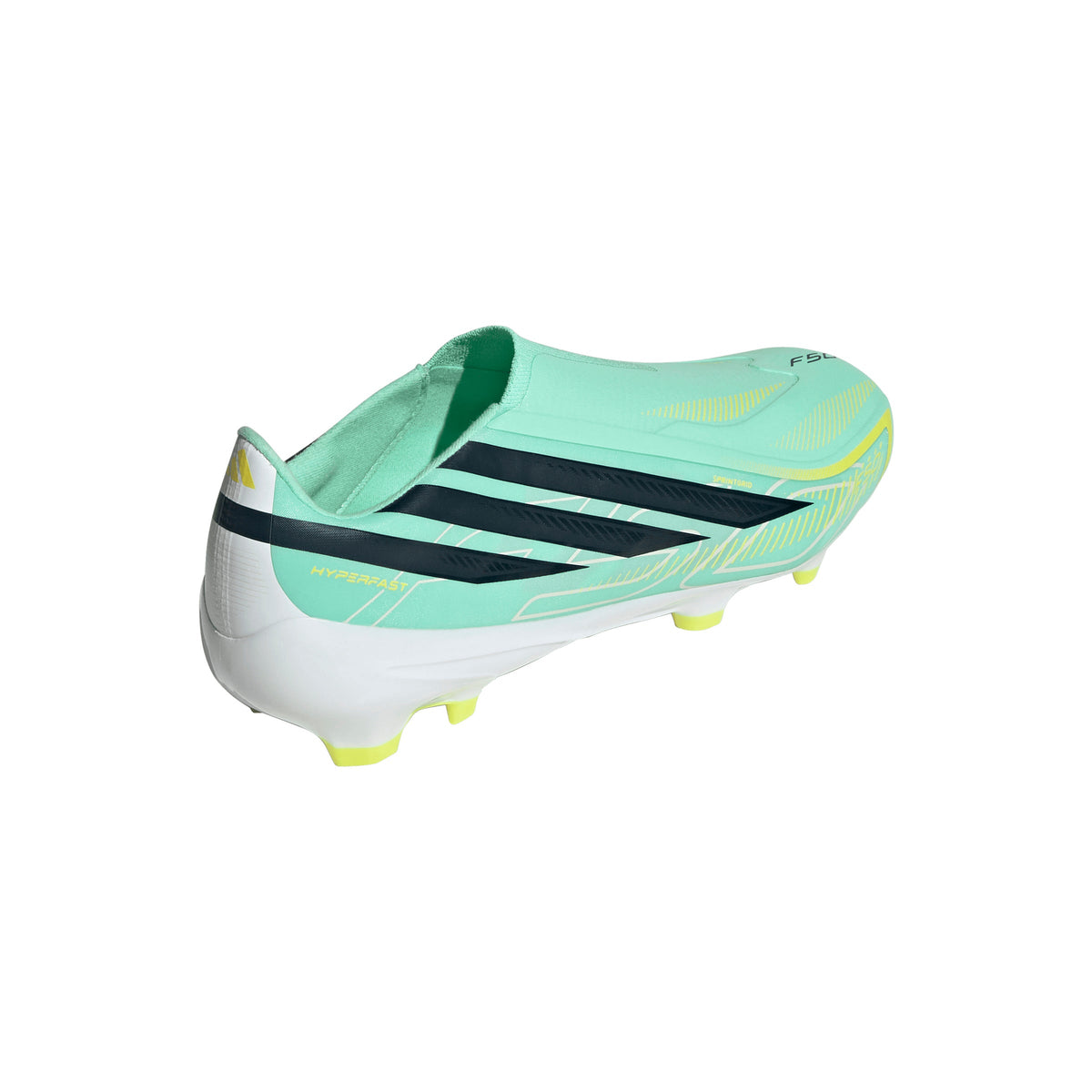 adidas F50 Hyperfast League Laceless FG Firm Ground Men's Soccer Cleats - Mint/Navy/Lemon - Best Buy Soccer