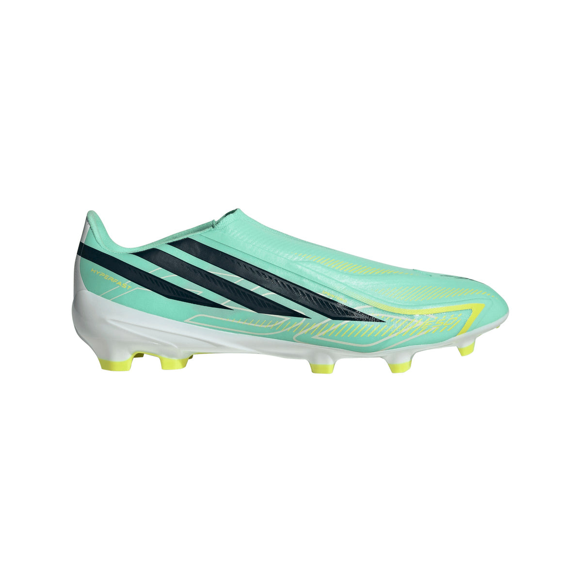 adidas F50 Hyperfast League Laceless FG Firm Ground Men's Soccer Cleats - Mint/Navy/Lemon - Best Buy Soccer