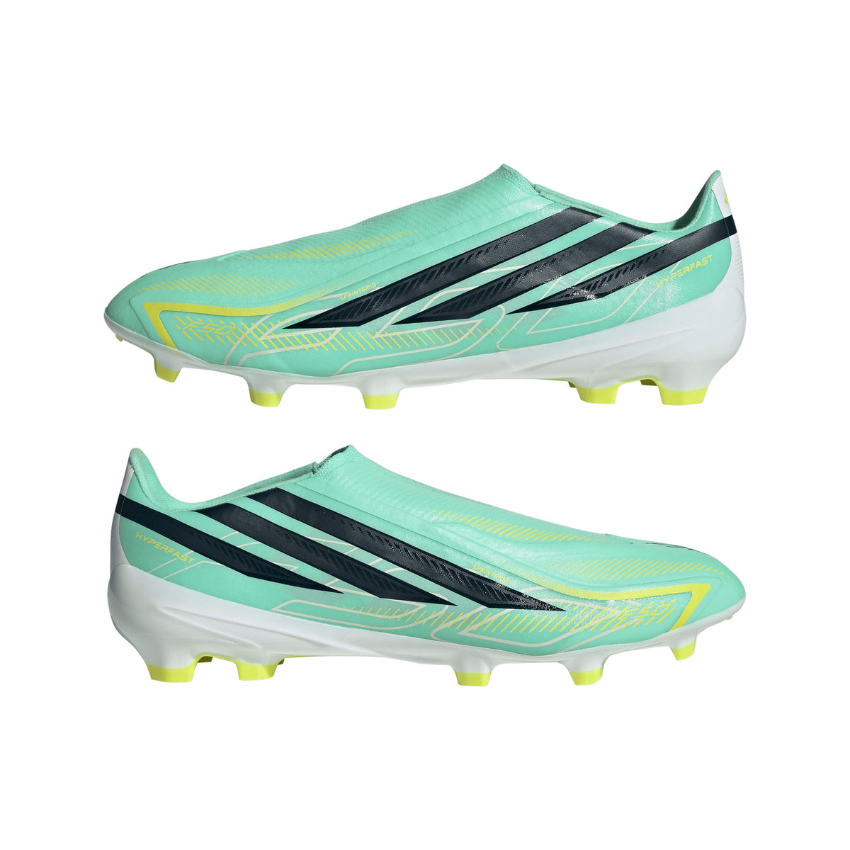 adidas F50 Hyperfast League Laceless FG Firm Ground Men's Soccer Cleats - Mint/Navy/Lemon - Best Buy Soccer