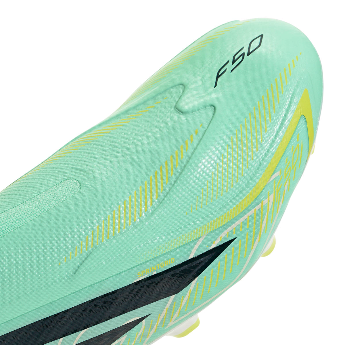 adidas F50 Hyperfast League Laceless FG Firm Ground Men's Soccer Cleats - Mint/Navy/Lemon - Best Buy Soccer