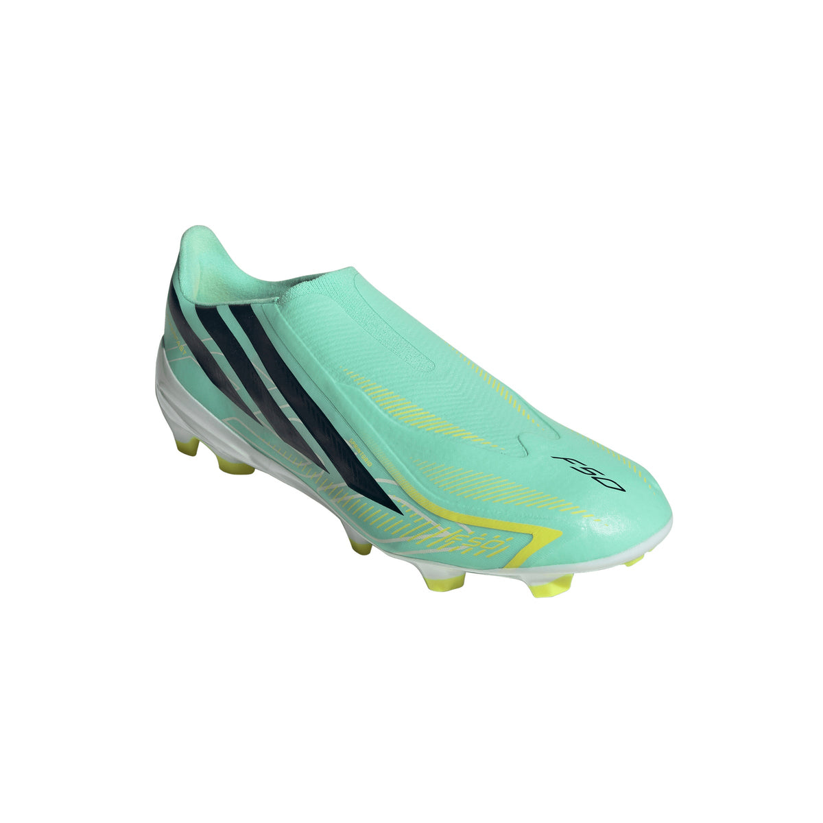 adidas F50 Hyperfast League Laceless FG Firm Ground Men's Soccer Cleats - Mint/Navy/Lemon - Best Buy Soccer