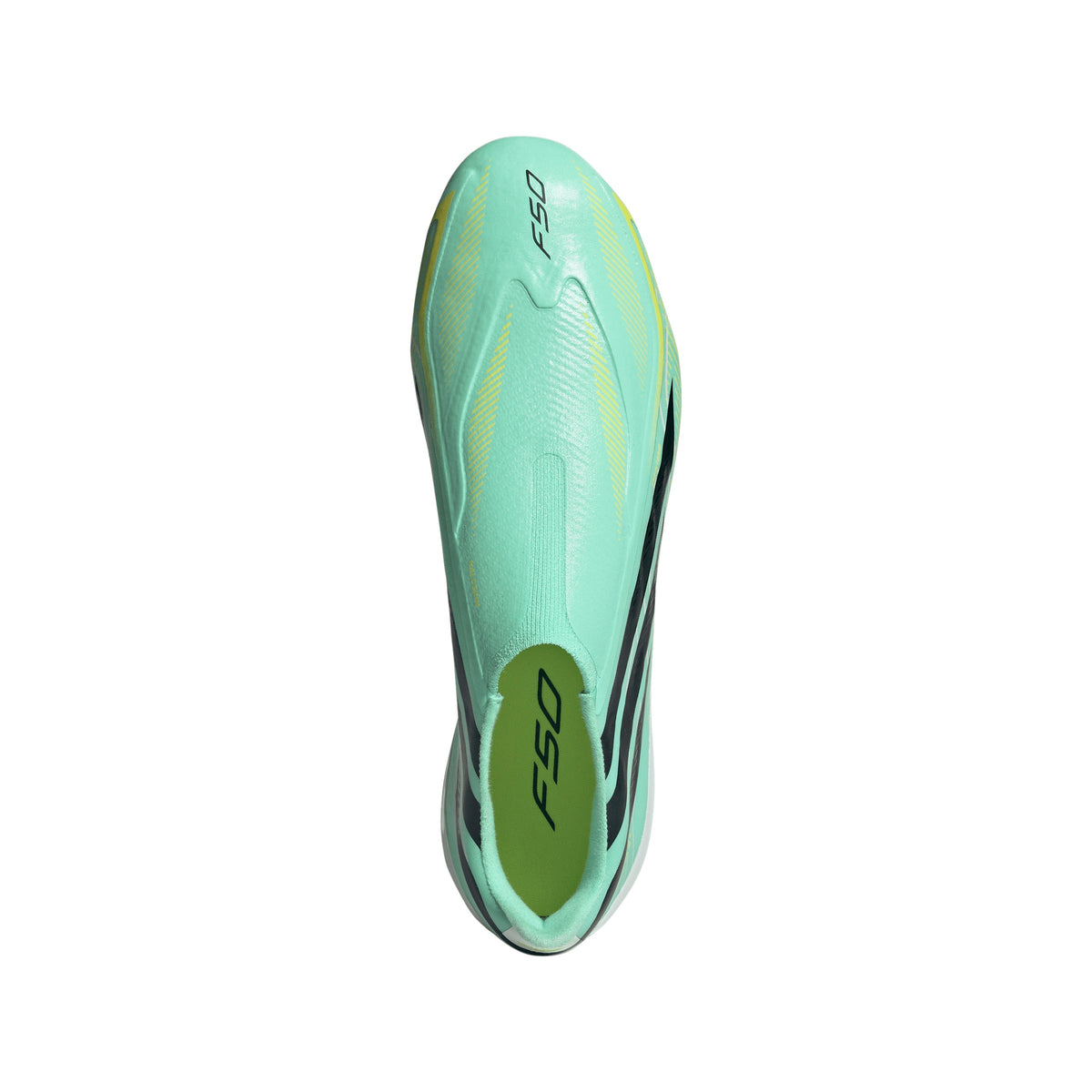 adidas F50 Hyperfast League Laceless FG Firm Ground Men's Soccer Cleats - Mint/Navy/Lemon - Best Buy Soccer