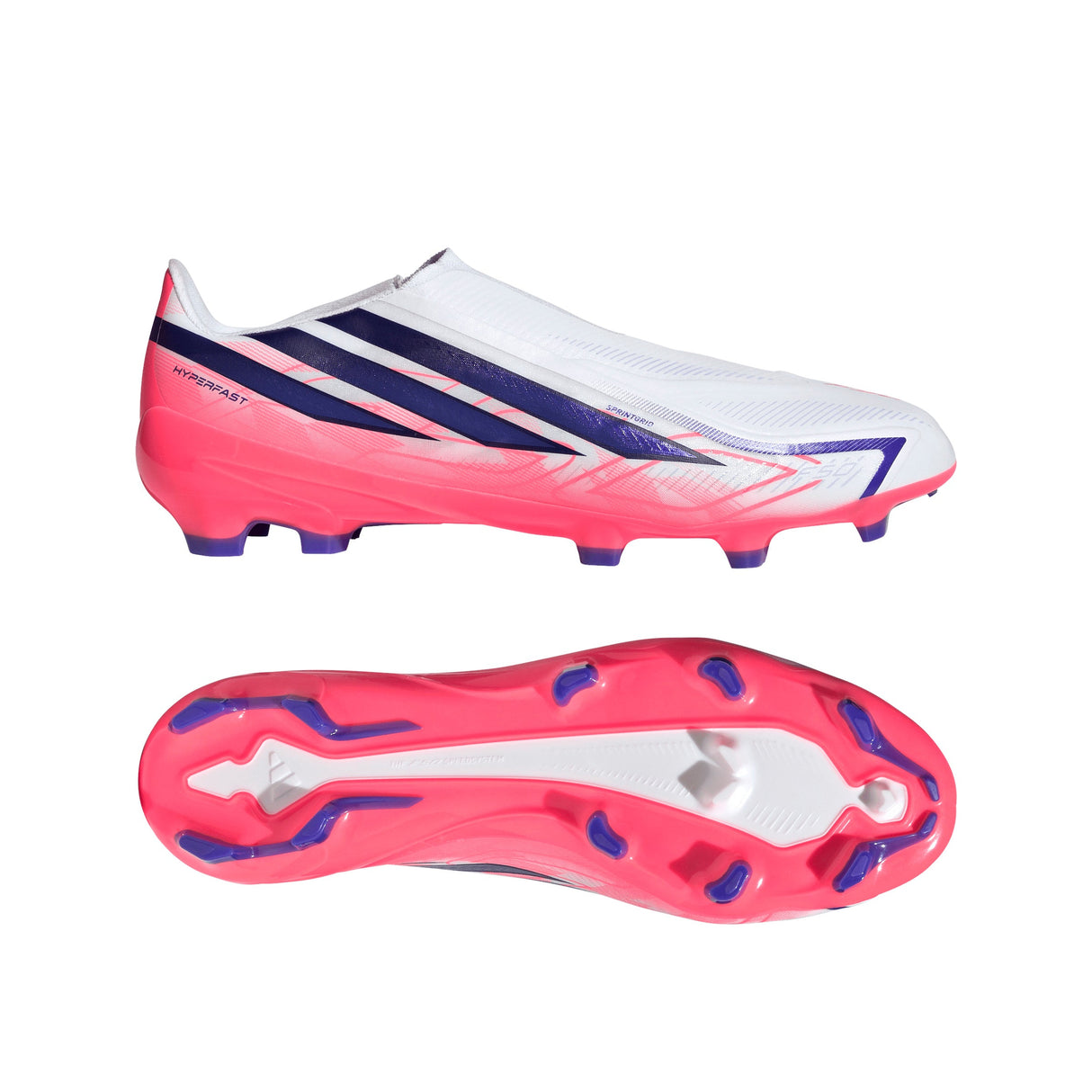 adidas F50 Hyperfast League Laceless FG Firm Ground Men's Soccer Cleats - White - Best Buy Soccer