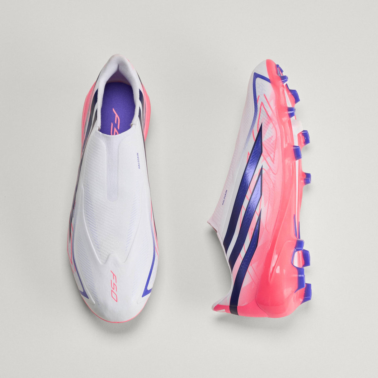 adidas F50 Hyperfast League Laceless FG Firm Ground Men's Soccer Cleats - White - Best Buy Soccer