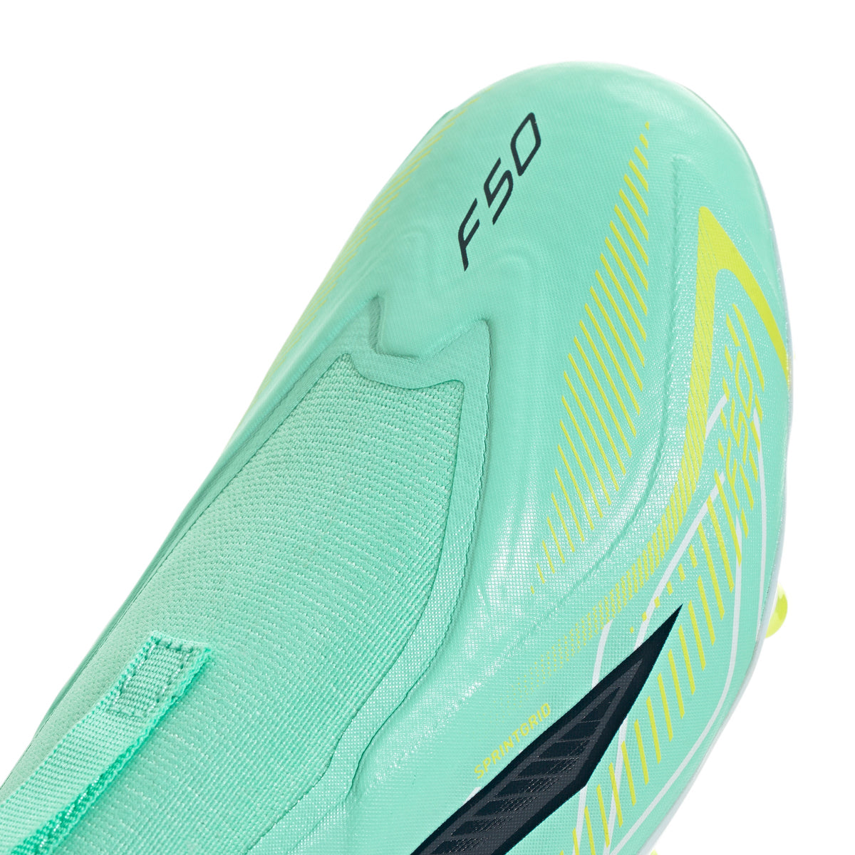 adidas F50 Hyperfast League Laceless FG Firm Ground Youth Soccer Cleats - Mint/Navy/Lemon - Best Buy Soccer