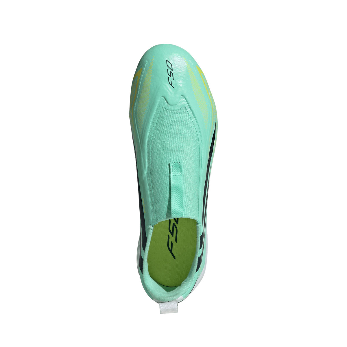 adidas F50 Hyperfast League Laceless FG Firm Ground Youth Soccer Cleats - Mint/Navy/Lemon - Best Buy Soccer