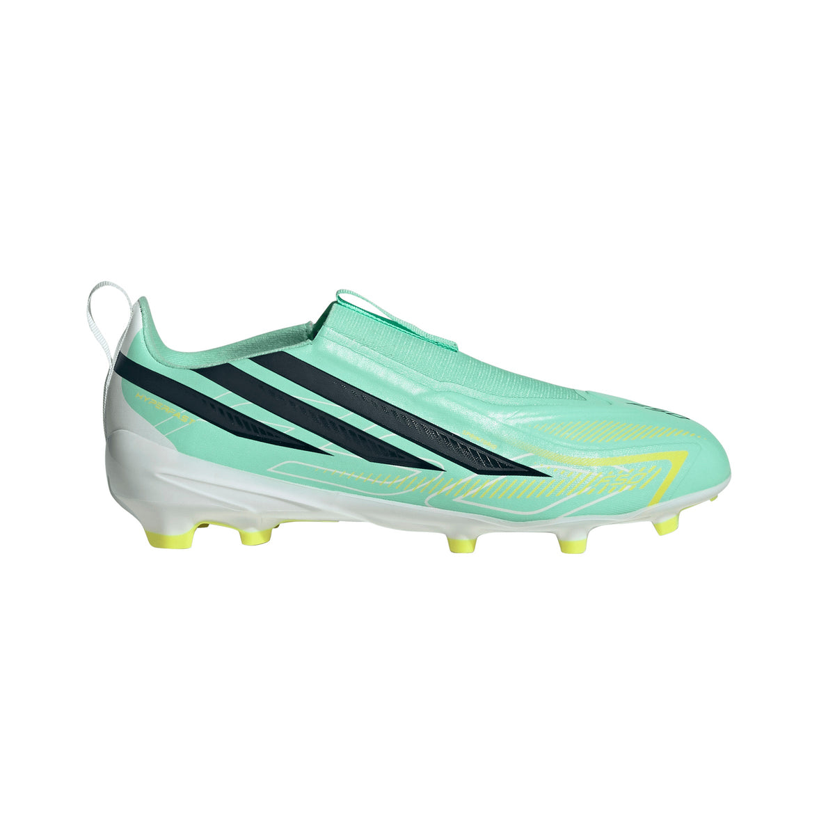 adidas F50 Hyperfast League Laceless FG Firm Ground Youth Soccer Cleats - Mint/Navy/Lemon - Best Buy Soccer