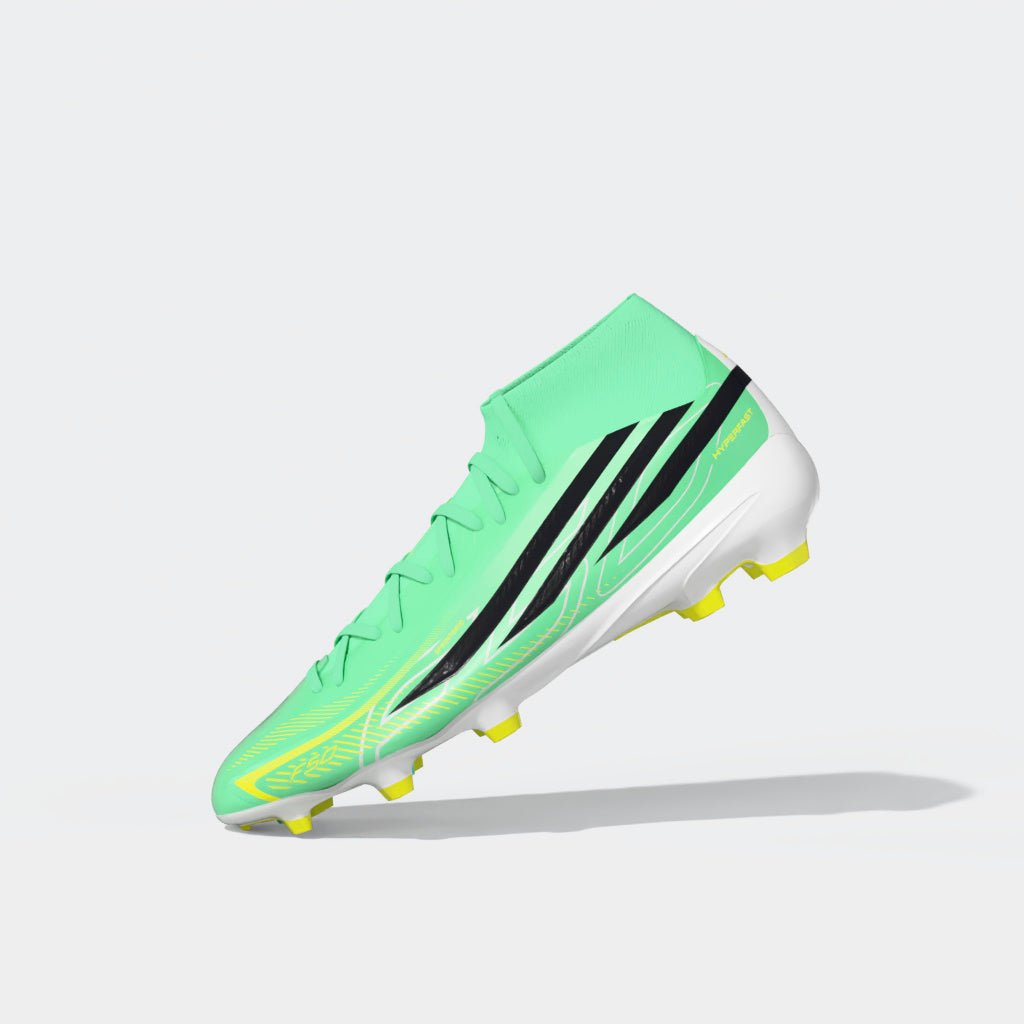 adidas F50 Hyperfast League Mid FG Firm Ground Men's Soccer Cleats - Mint/Navy/Lemon - Best Buy Soccer