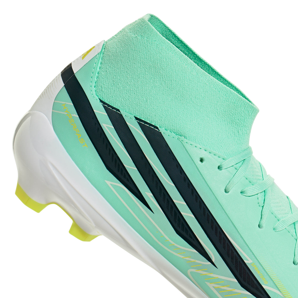 adidas F50 Hyperfast League Mid FG Firm Ground Men's Soccer Cleats - Mint/Navy/Lemon - Best Buy Soccer