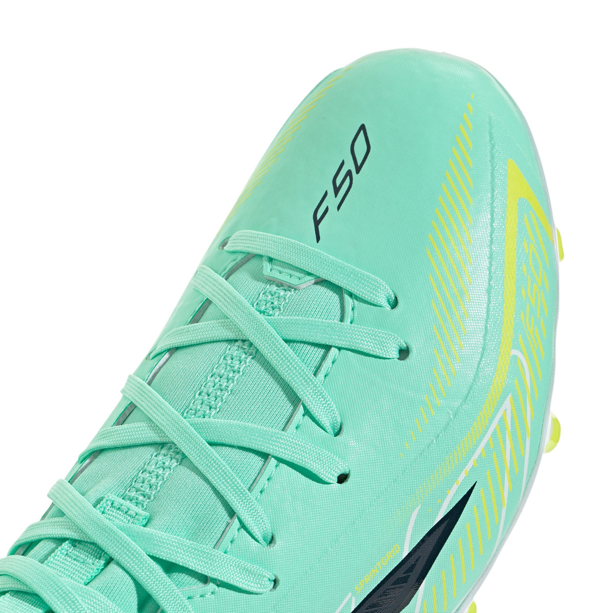 adidas F50 Hyperfast League Mid FG Firm Ground Youth Soccer Cleats - Mint/Navy/Lemon - Best Buy Soccer